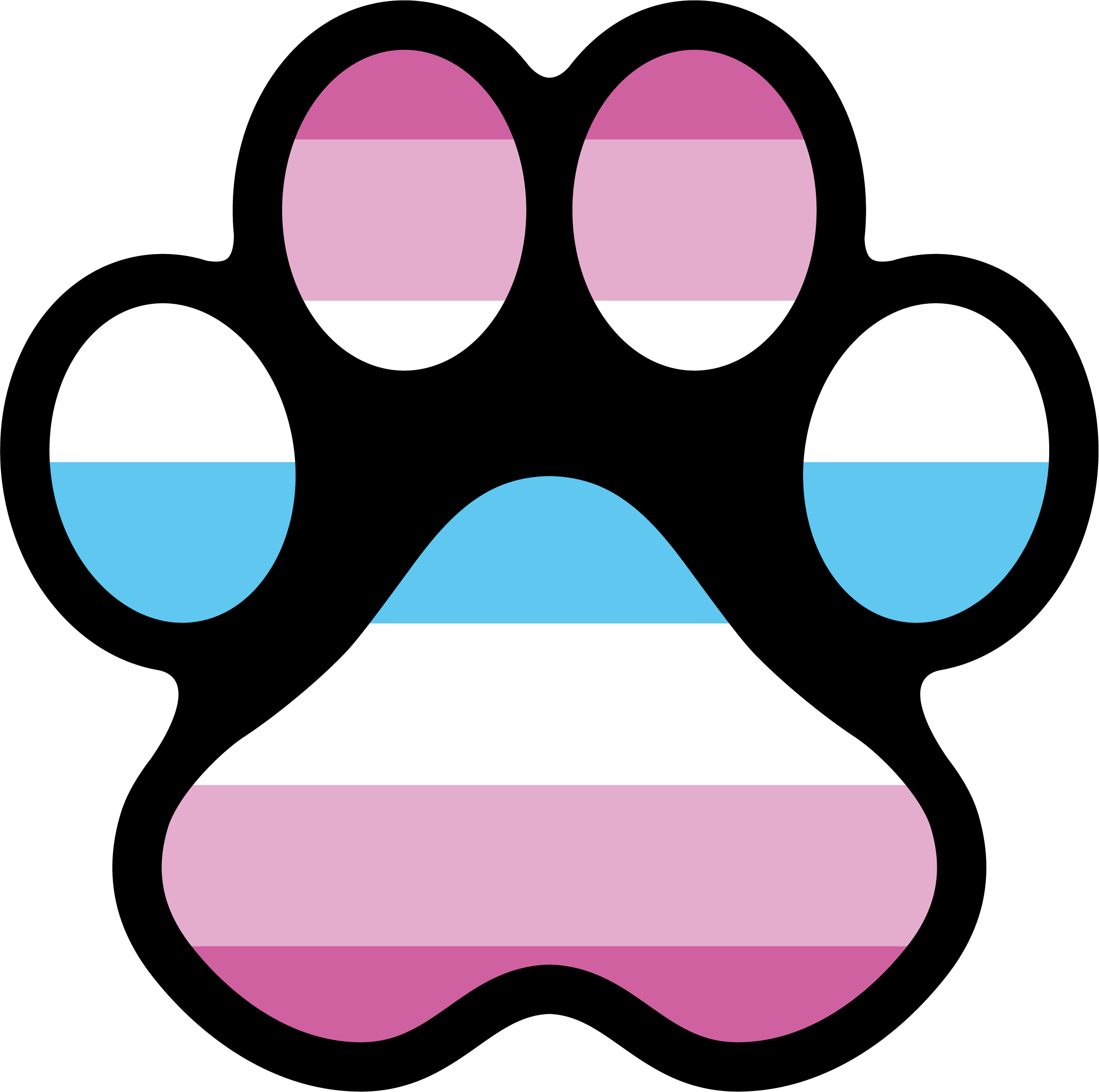 Femboy paw sticker
