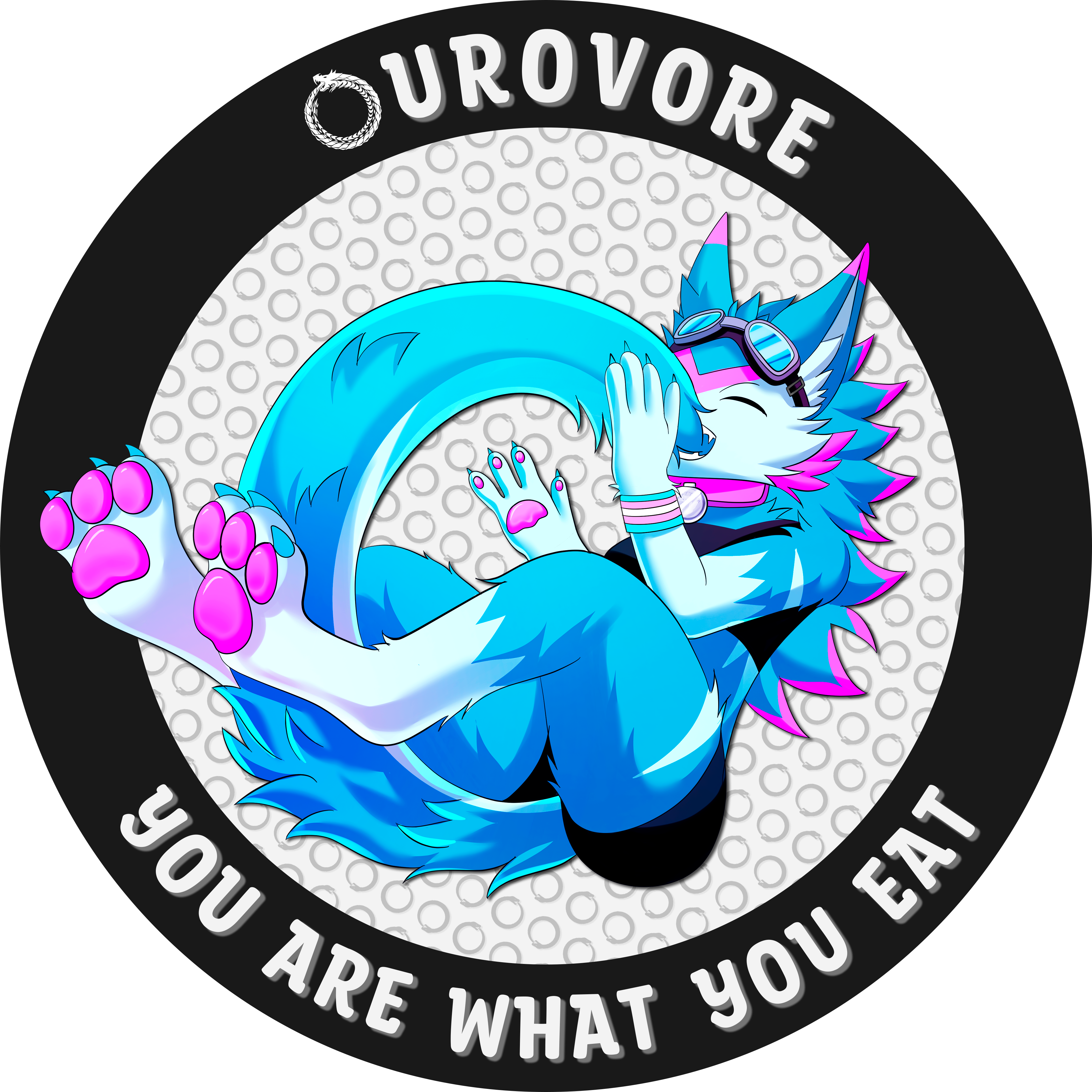 'Ourovore' sticker